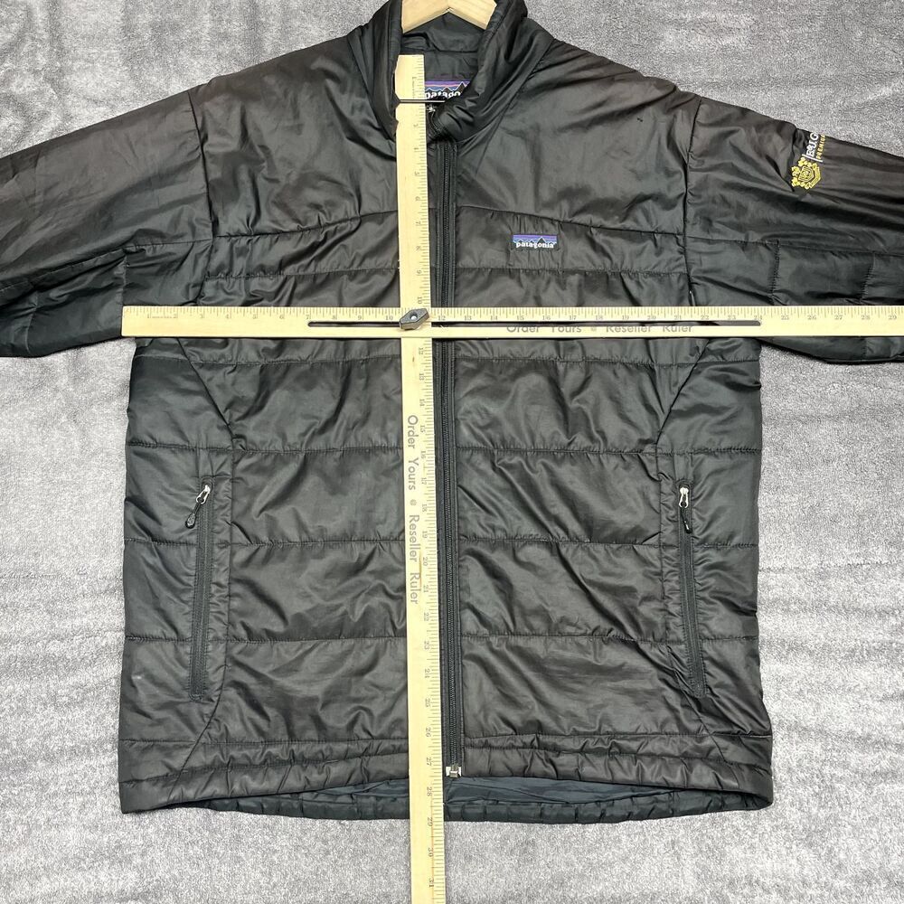 Patagonia Jacket Mens Large L Black Nano Puff Primaloft Lightweight *FLAWS - Picture 10 of 13